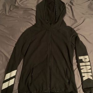 black PINK zip up hoodie
